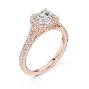 Prism 1.00ct Asscher Cut Diamond Ring