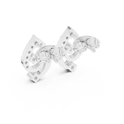 Wren Diamond Solitaire Stud Earrings