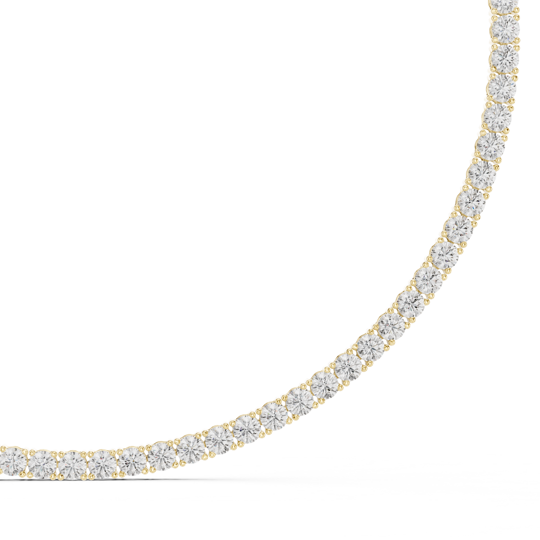 Full Eternity Tennis Necklace — 27.00ct