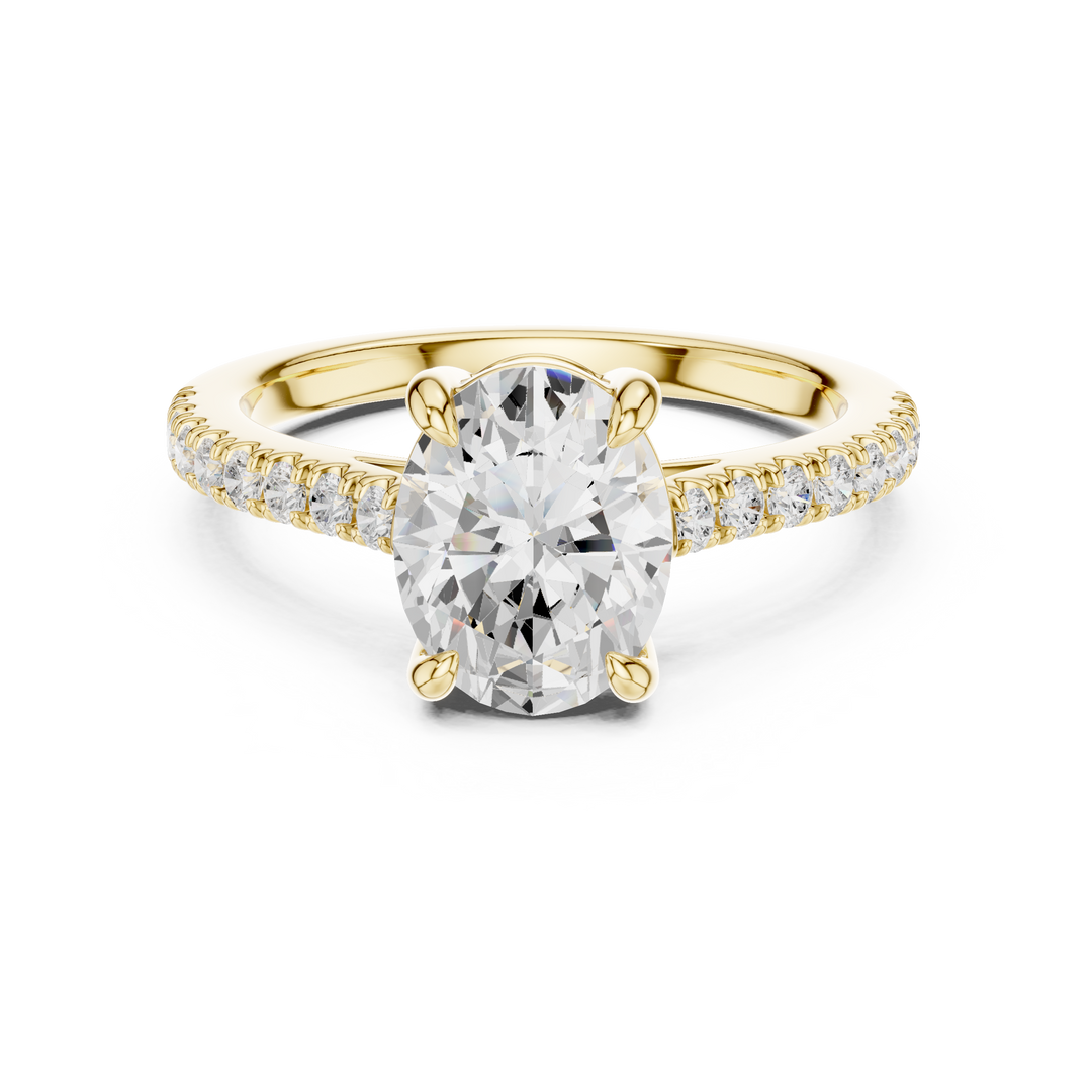 Elara 2.00ct Oval Diamond Engagement Ring