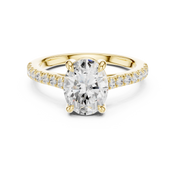 Elara 2.00ct Oval Diamond Engagement Ring