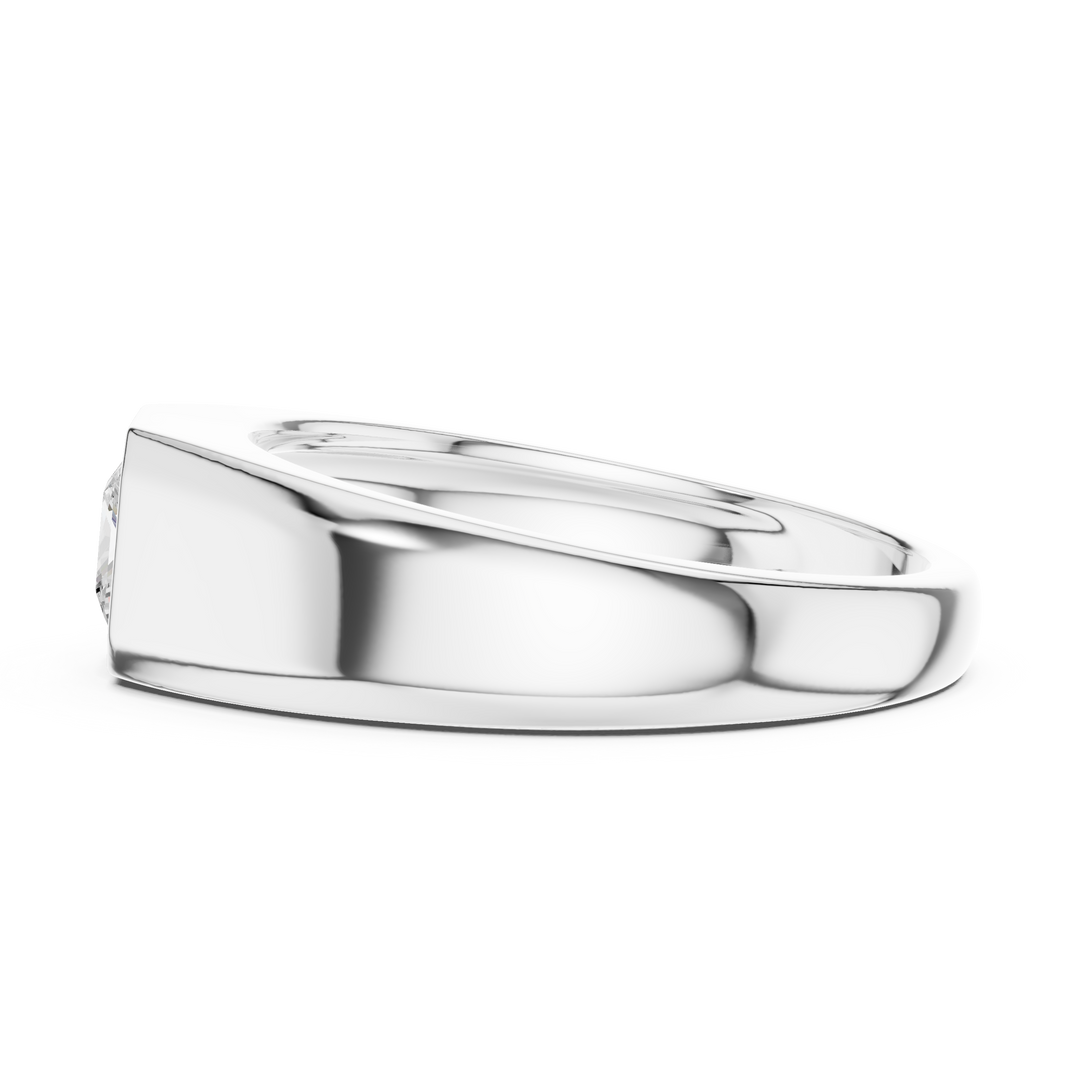 Princess Signet Mens Ring — 0.50ct