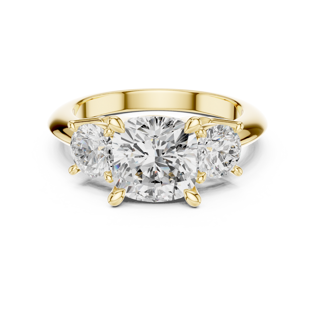 Majestic 2.50ct Cushion Cut Diamond Engagement Ring