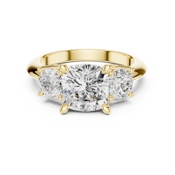 Majestic 2.50ct Cushion Cut Diamond Engagement Ring