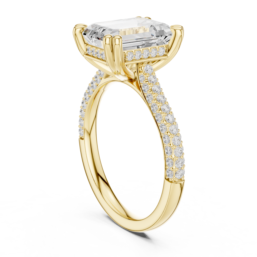 Apex 3.71ct Emerald Cut Diamond Ring