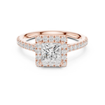 Load image into Gallery viewer, Inès 1.04ct Princess Cut Diamond Ring
