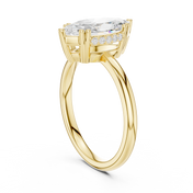 Fantaisie Marquise Diamond Accent Ring