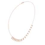 Load image into Gallery viewer, Graduated Baguette Tennis Necklace — 1.74ct
