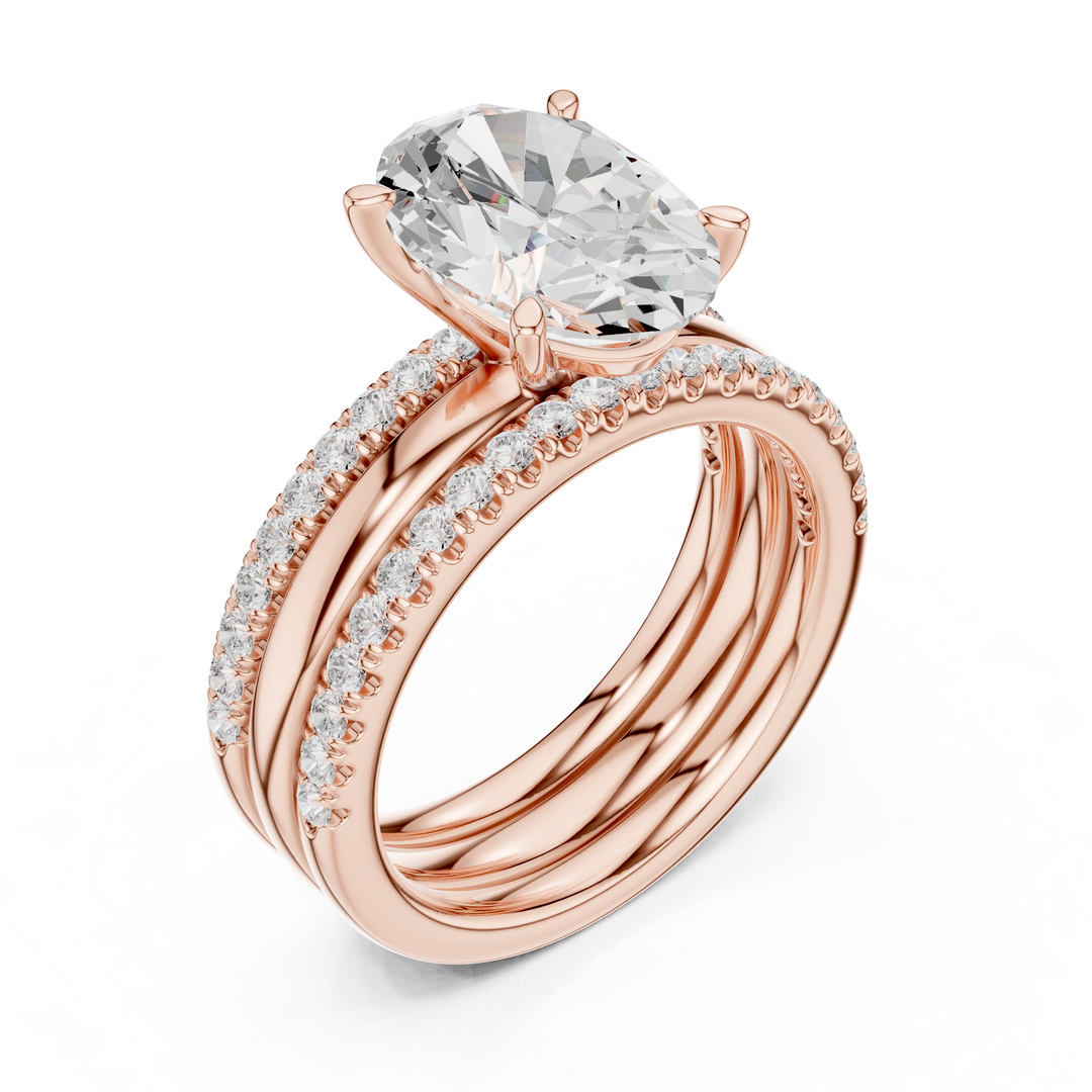 Neptune 3.63ct Oval Diamond Ring