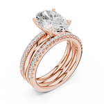 Load image into Gallery viewer, Neptune 3.63ct Oval Diamond Ring
