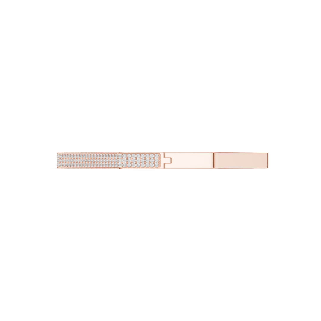 Full Pavé Bangle Men's Bracelet — 1.11ct