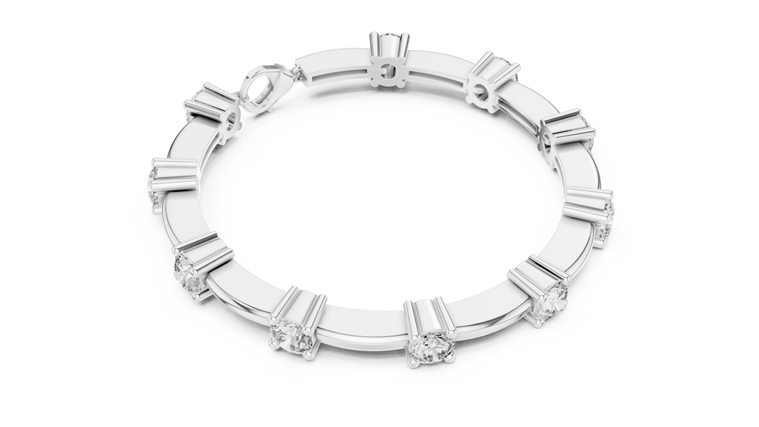 Diamond Station Bracelet — 5.60ct