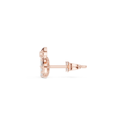 Nora Diamond Solitaire Stud Earrings