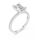 Load image into Gallery viewer, Eden 2.00ct Emerald Cut Diamond Ring
