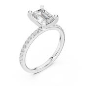 Eden 2.00ct Emerald Cut Diamond Ring