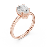 Load image into Gallery viewer, Petal Pear Shape Diamond Accent Ring

