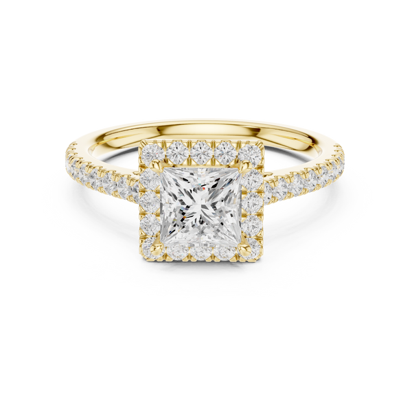 Inès 1.04ct Princess Cut Diamond Ring