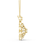 Load image into Gallery viewer, Floral Wheel Pendant — 0.84ct
