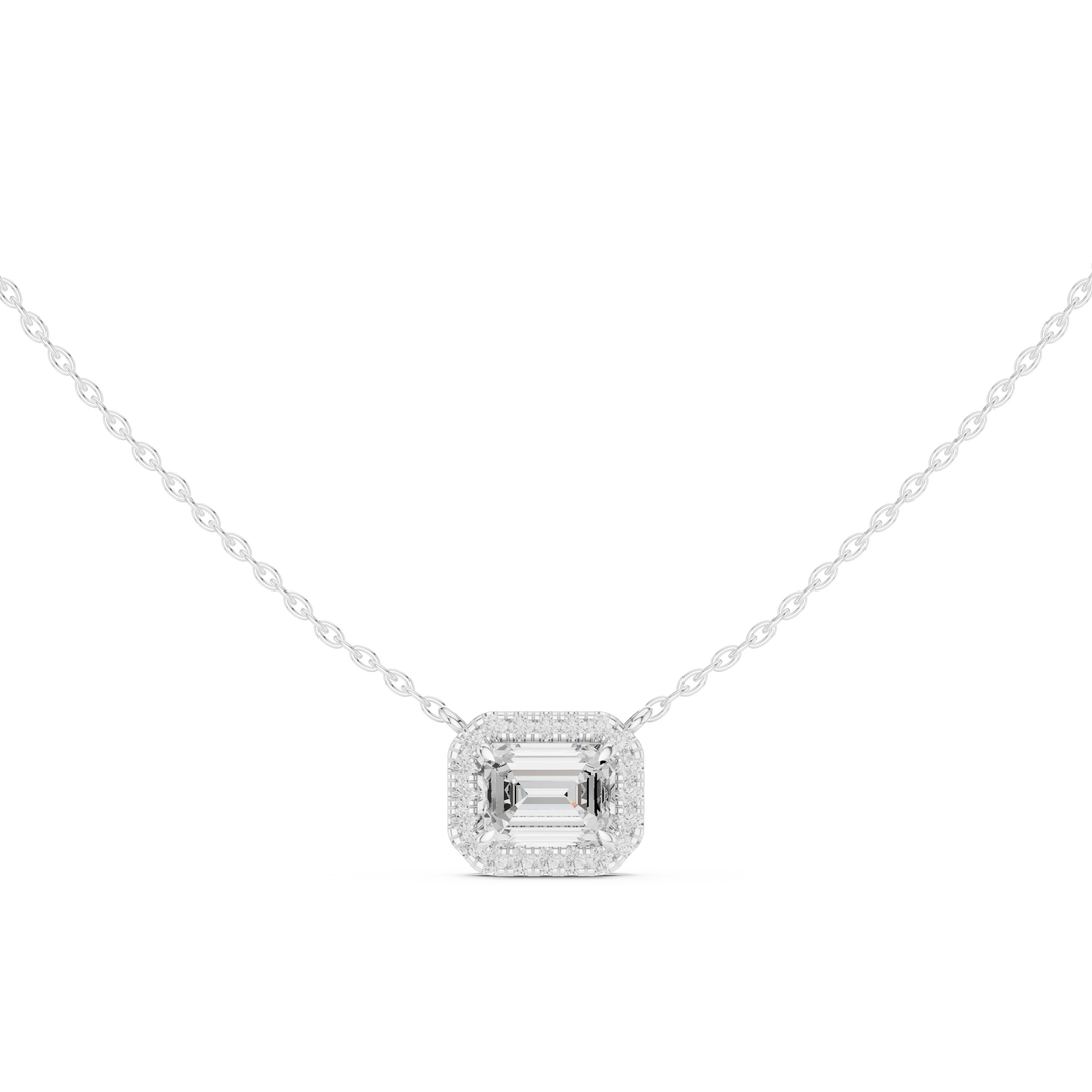 Cushion Halo Pendant — 2.24ct