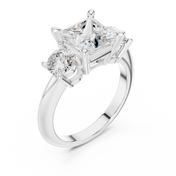 Pinnacle 2.50ct Princess Cut Diamond Ring