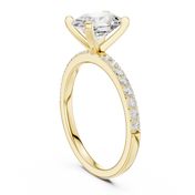 Silhouette 2.00ct Oval Diamond Ring
