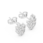 Mina Diamond Solitaire Stud Earrings