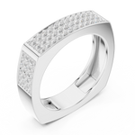 Load image into Gallery viewer, Pavé Surface Mens Ring — 0.53ct
