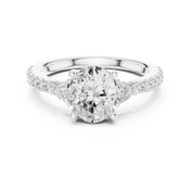 Serenity Oval Diamond Ring