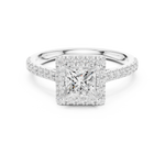 Load image into Gallery viewer, Inès 1.04ct Princess Cut Diamond Ring
