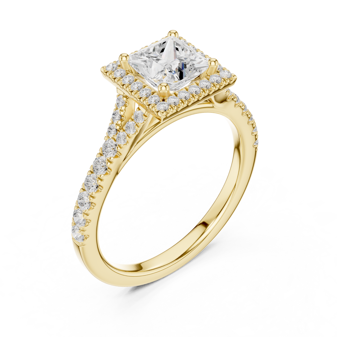 Étoile 1.00ct Princess Cut Diamond Ring