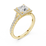 Load image into Gallery viewer, Étoile 1.00ct Princess Cut Diamond Ring
