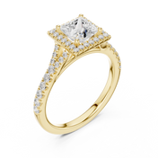 Étoile 1.00ct Princess Cut Diamond Ring