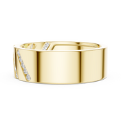 Channel Eternity Mens Ring — 0.25ct