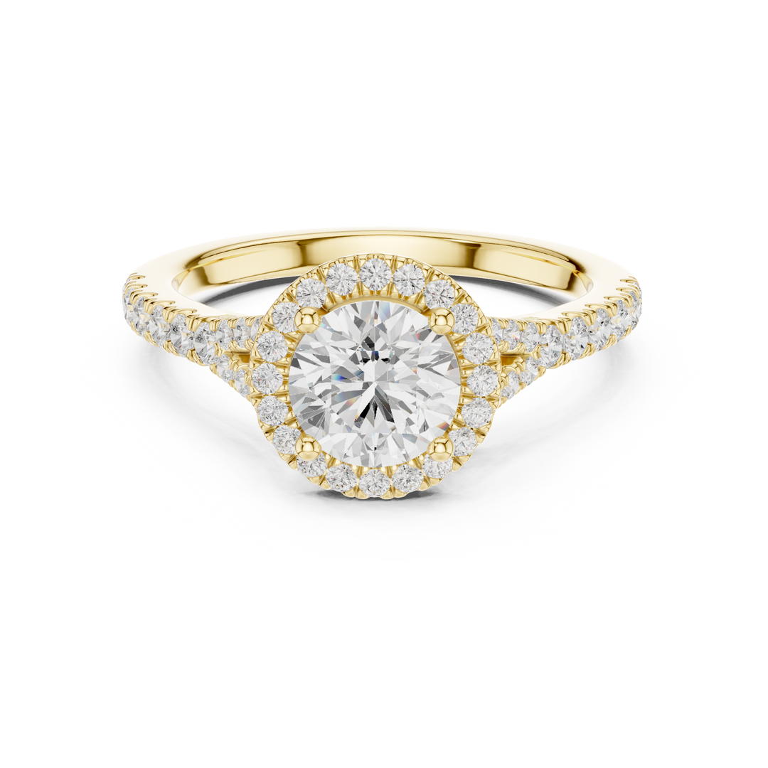 Callista 1.00ct Round Brilliant Diamond Ring