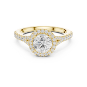 Callista 1.00ct Round Brilliant Diamond Ring
