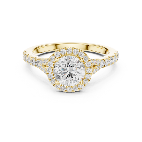 Callista 1.00ct Round Brilliant Diamond Ring