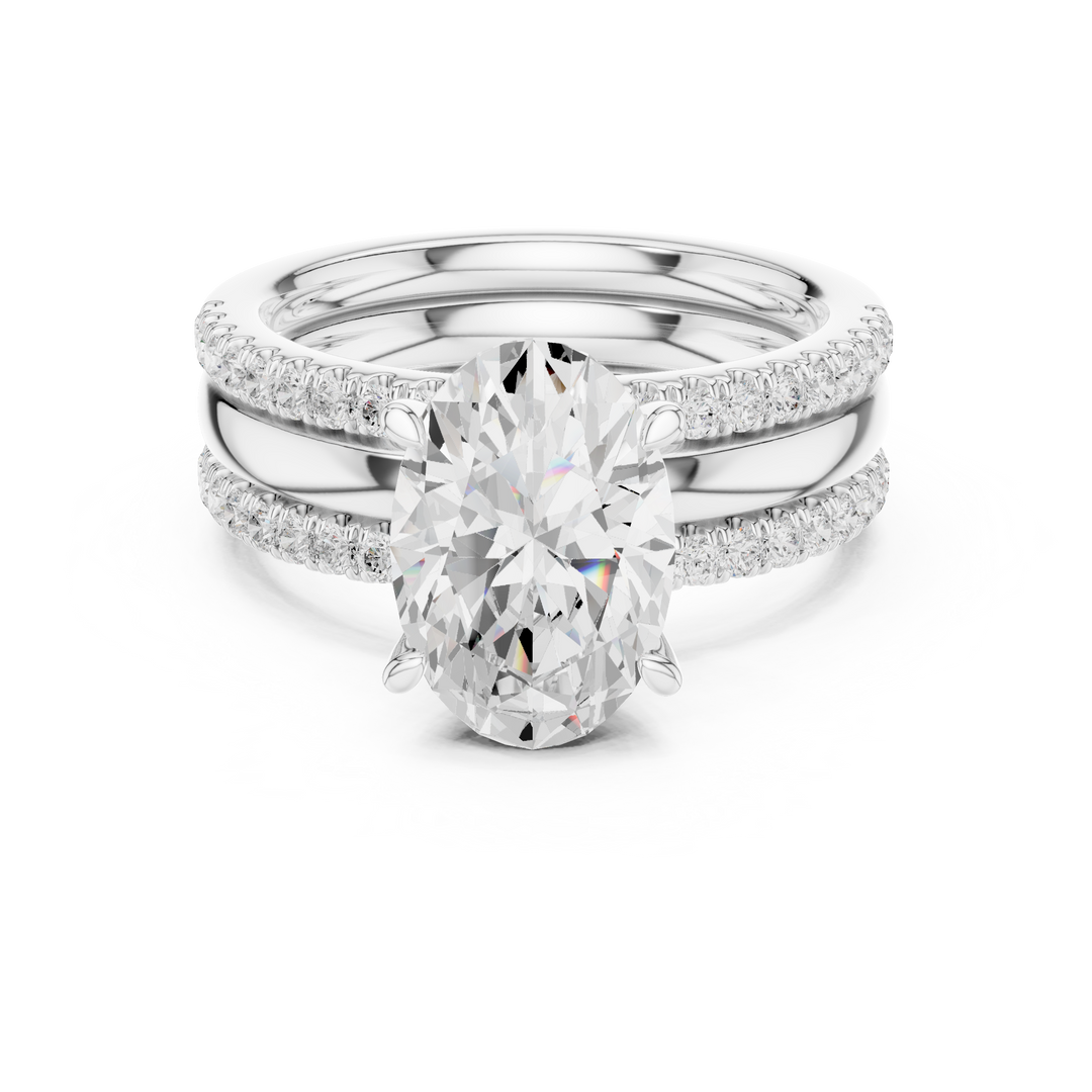 Neptune 3.63ct Oval Diamond Ring