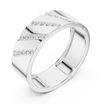 Load image into Gallery viewer, Channel Eternity Mens Ring — 0.25ct
