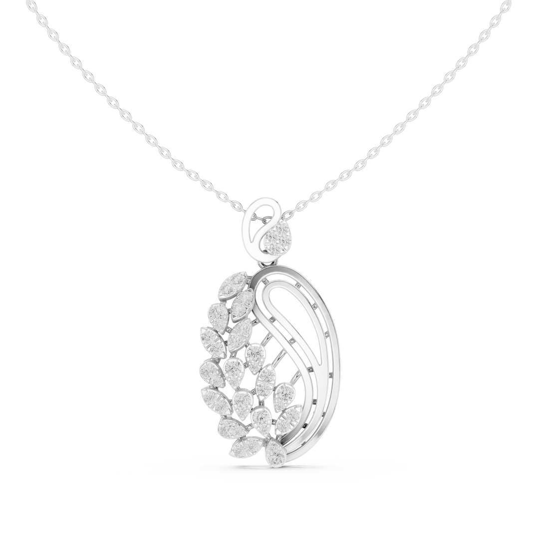 Cascading Oval Pendant — 1.06ct