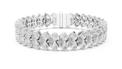 Pear Tennis Bracelet — 17.58ct