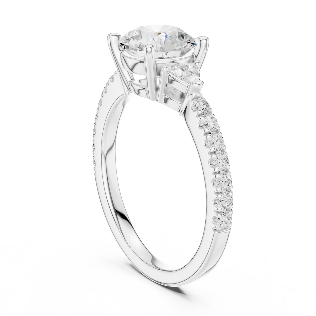 Lumina 1.50ct Round Diamond Ring