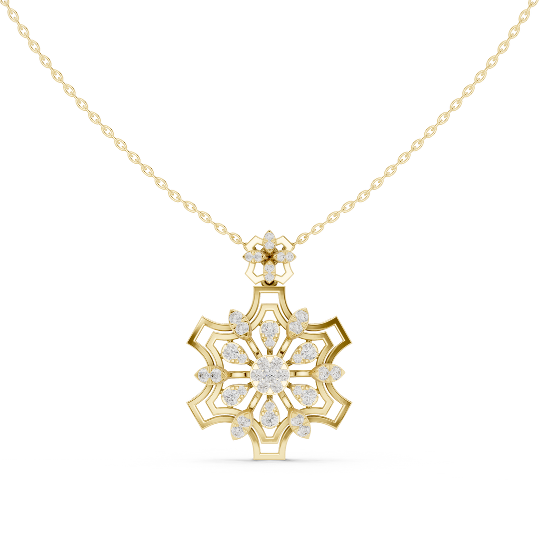 Snowflake Pendant — 0.80ct