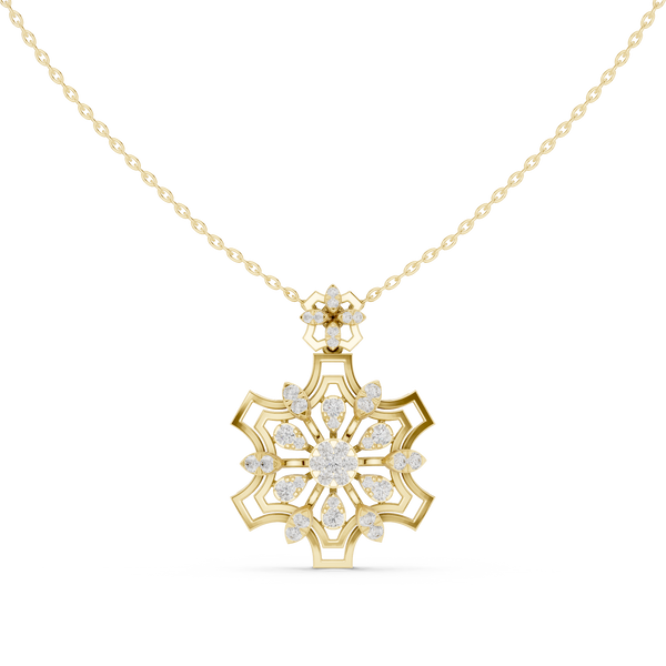Snowflake Pendant — 0.80ct
