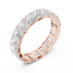 Load image into Gallery viewer, Radiant Eternity Mens Ring — 4.87ct
