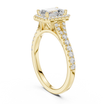 Load image into Gallery viewer, Aria 1.00ct Emerald Cut Diamond Ring
