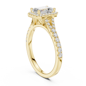 Aria 1.00ct Emerald Cut Diamond Ring