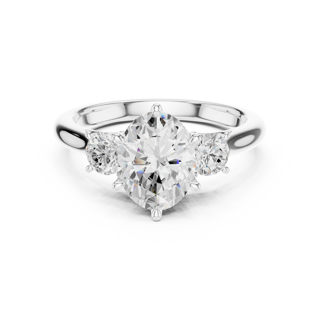 Seraphine 1.50ct Oval Diamond Engagement Ring