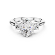 Seraphine 1.50ct Oval Diamond Engagement Ring