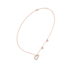 Load image into Gallery viewer, Double Heart Necklace — 0.48ct
