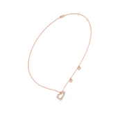 Double Heart Necklace — 0.48ct
